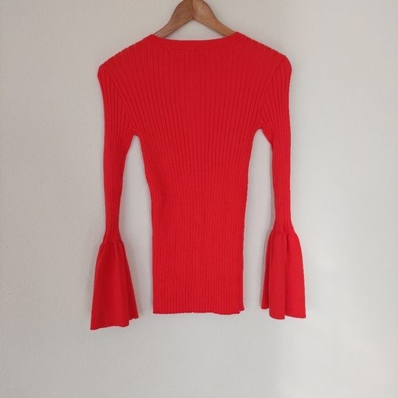 CAbi Trumpet Bell Sleeve Cardigan  Sweater Size XS - Picture 5 of 9